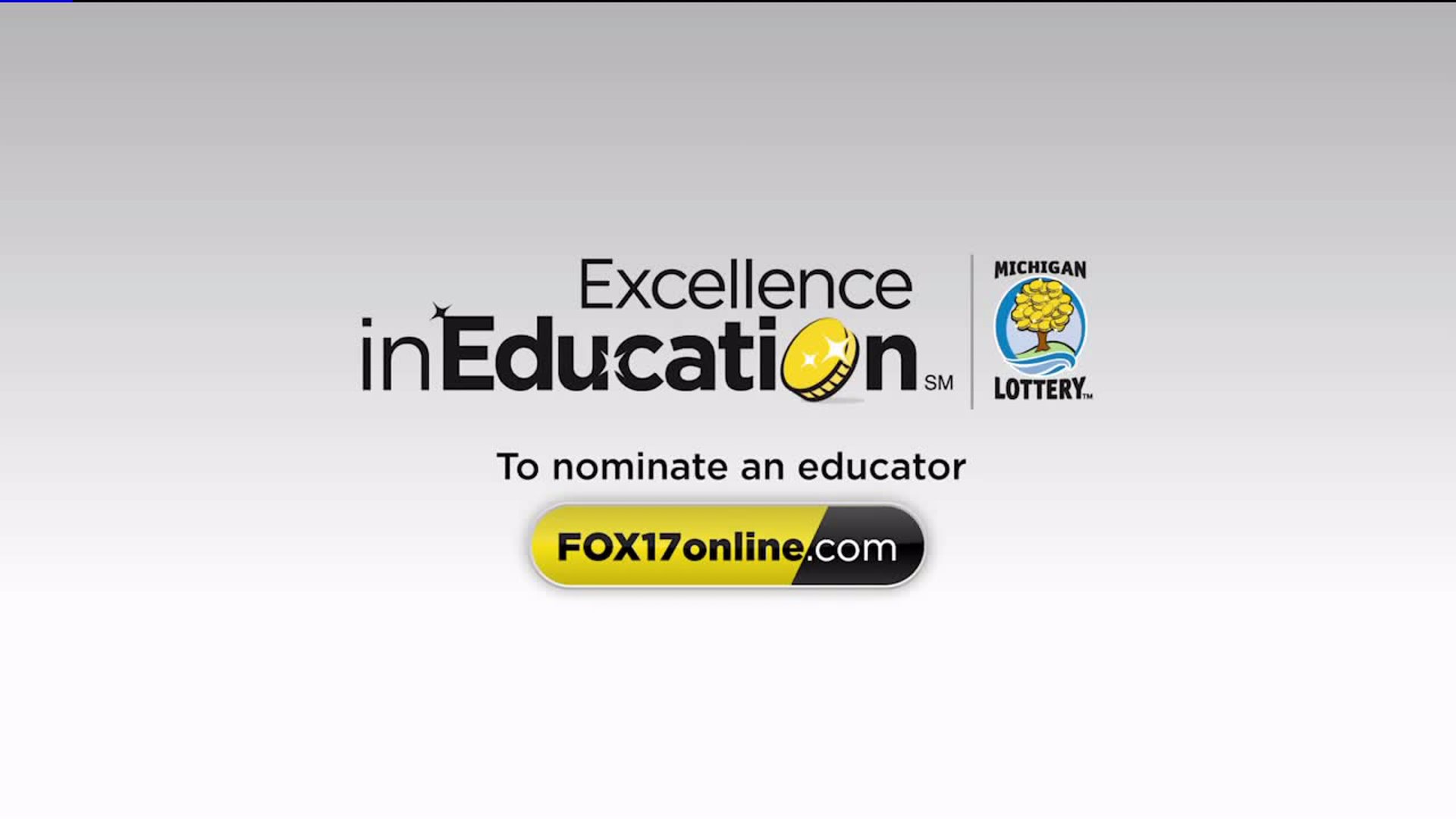 Steve Moskal awarded Excellence in Education Award from the Michigan Lottery