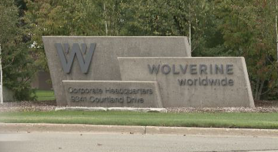 Wolverine Worldwide HQ sign file photo